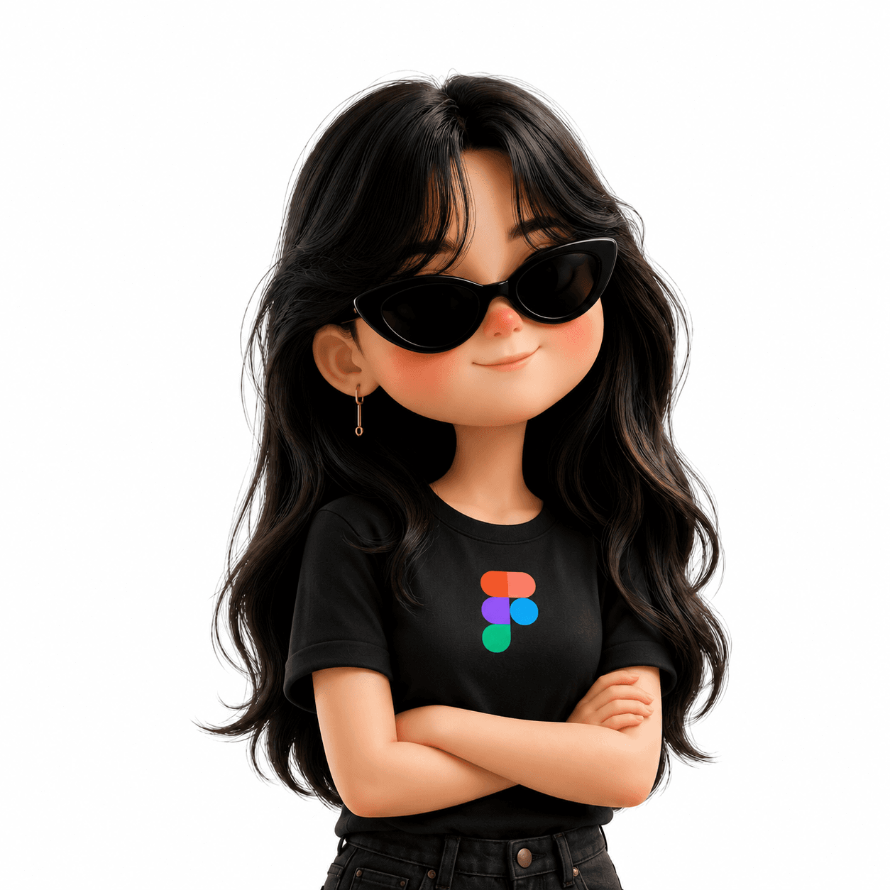 Illustrated portrait of Mahdieh Movahedi